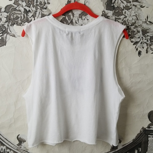 Wildfox 'Totally Lost' Crop Muscle Tank - Picture 3 of 3